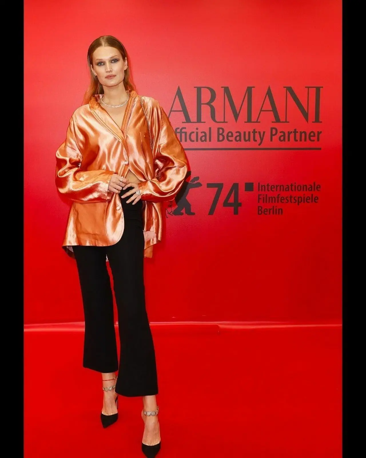 TONI GARRN AT ARMANI BEAUTY EVENT AT THE BERLINALE8